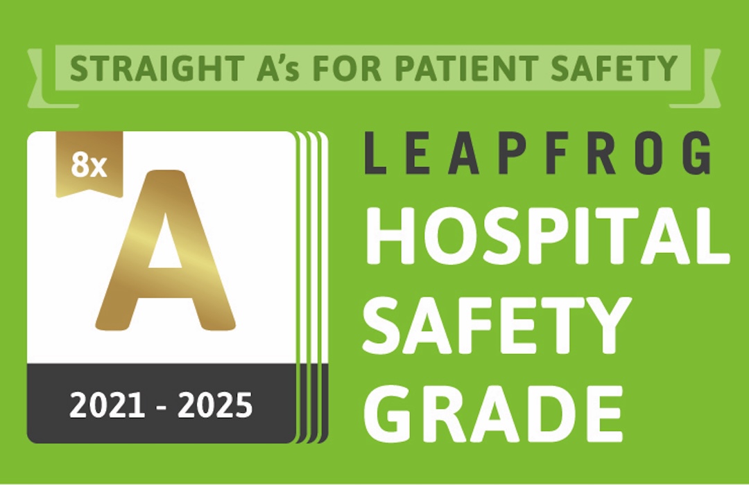 Hartford Hospital Earns an “A” Hospital Safety Grade from The Leapfrog Group